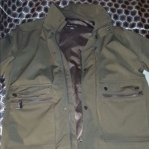 michael kors slip on mens olive